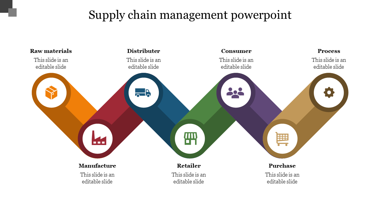 Free - Elegant Supply Chain Management PowerPoint Slide Template